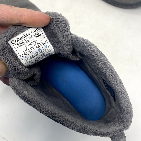 Columbia Grey Suede Boots, Womens Size 9 BL 1635-051 - Picture 10 of 13